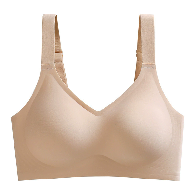 Jelly Womens Deep V Wireless Comfortable Bra