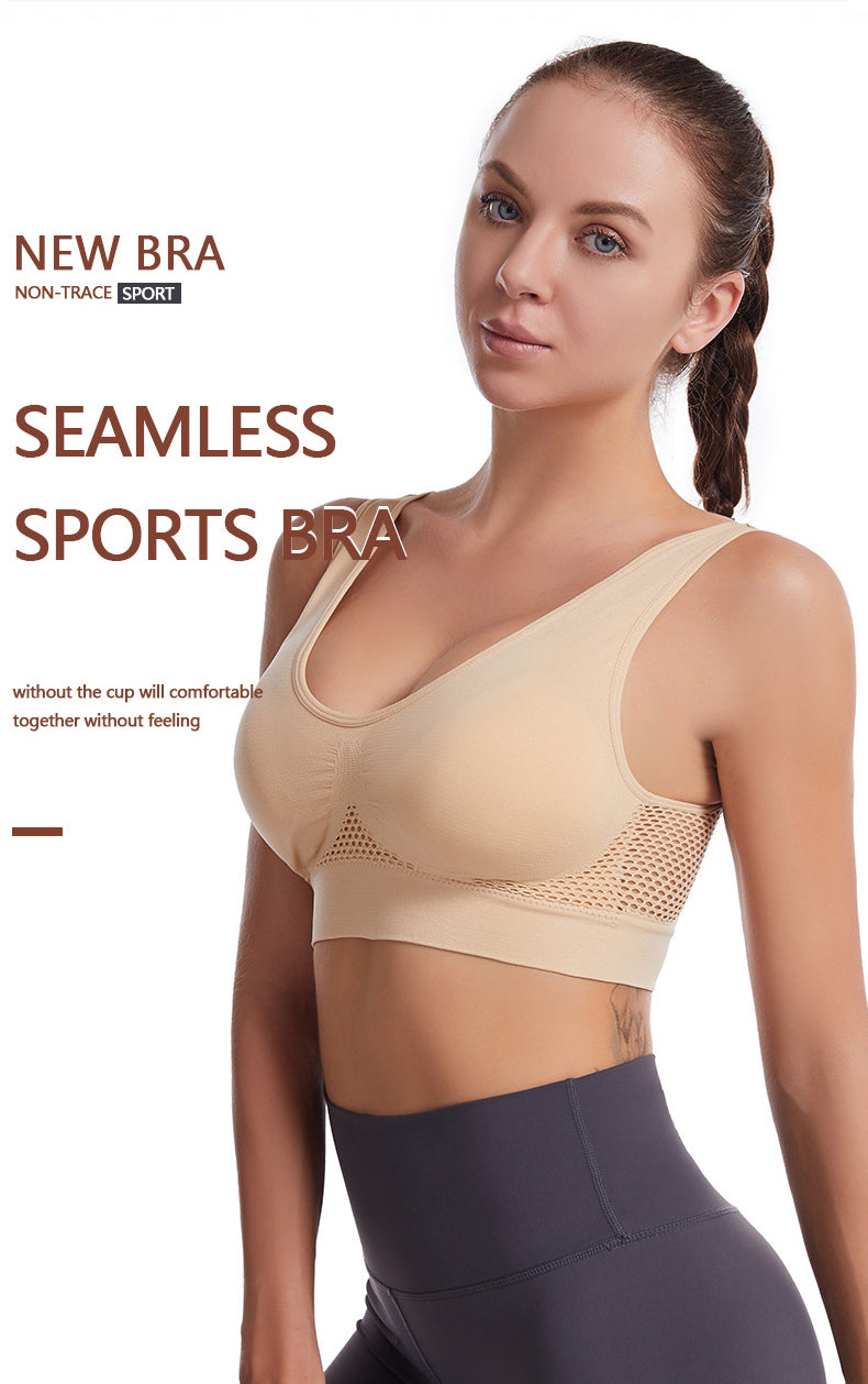 S-7XL Sports Bras for Women Seamless Comfortable Workout Yoga Bra