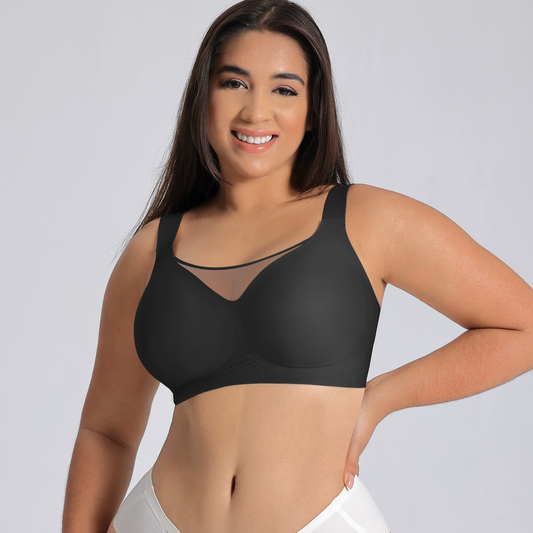 Jelly Mesh Bras with Wide Adjustable Straps