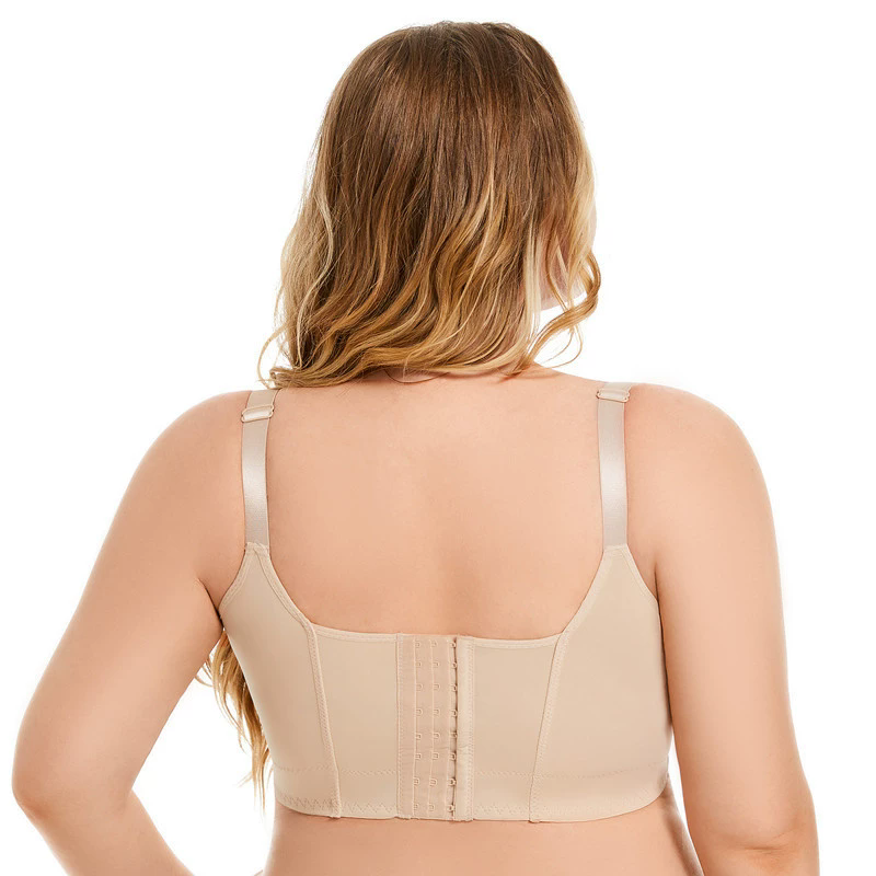Women's Push Up Smoothing Bra Hide Back Fat Plus Size Bra