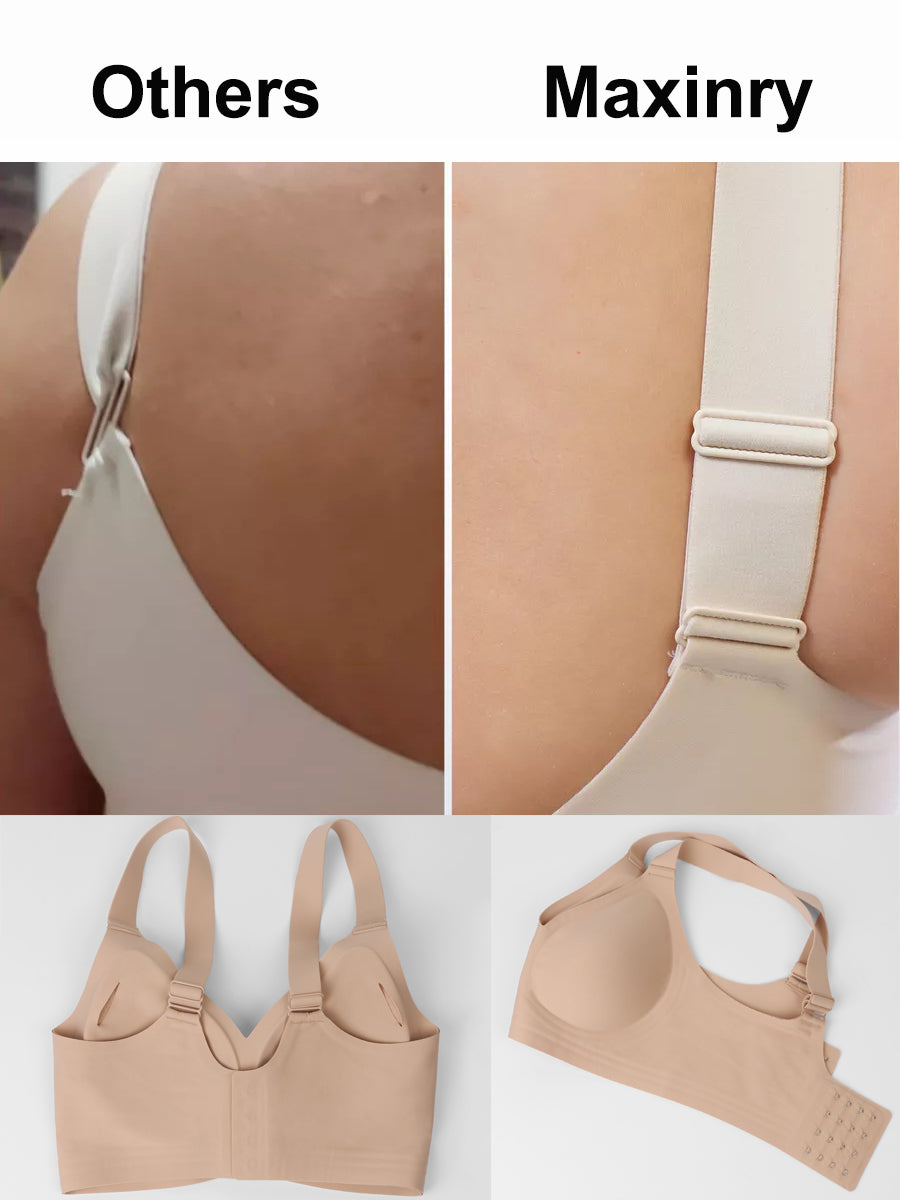 Jelly Womens Deep V Wireless Comfortable Bra