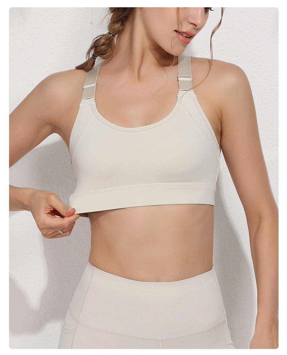 S-4XL Adjustable Straps Sports Bras for Women High Support High Impact