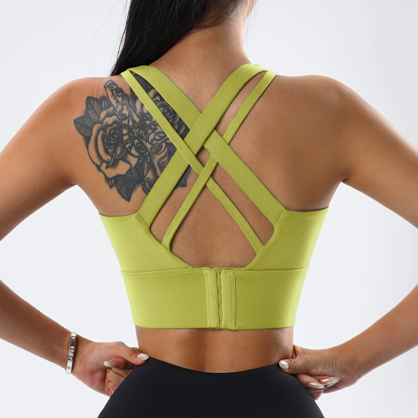 Women Sports Bras Criss Cross Back Sexy Running Bra