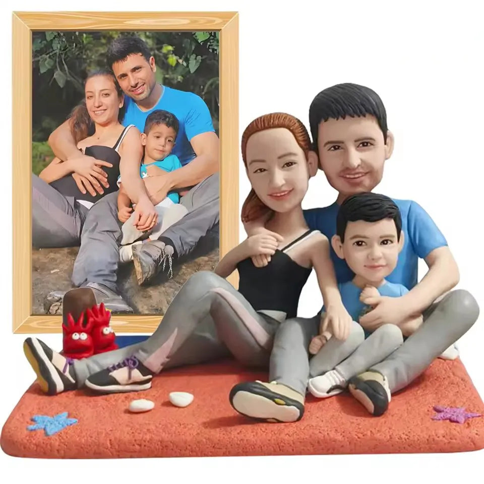 Full body Custom Doll Clay Figurines