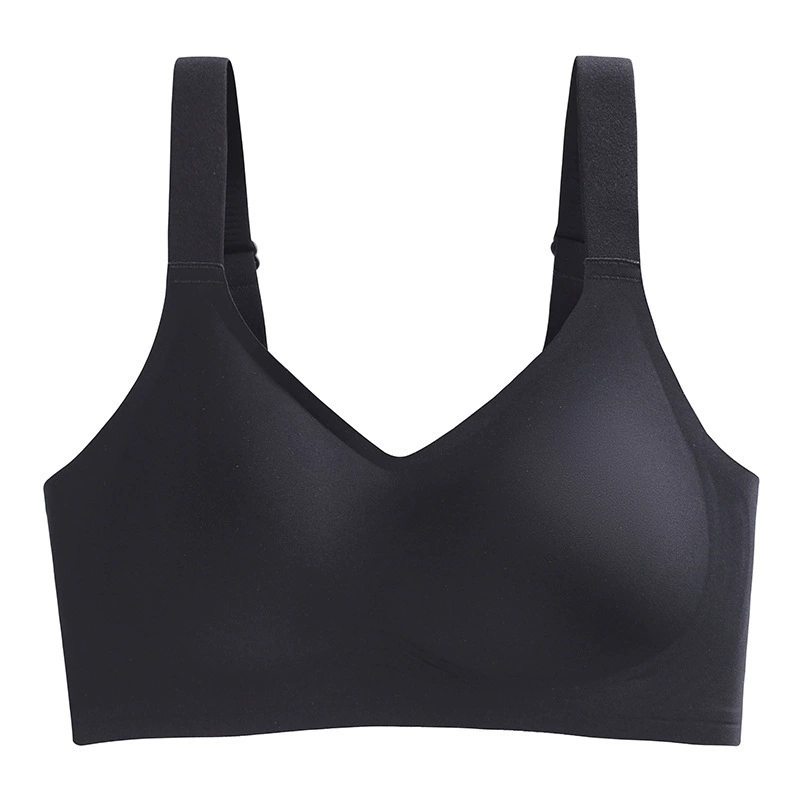 Jelly Womens Deep V Wireless Comfortable Bra