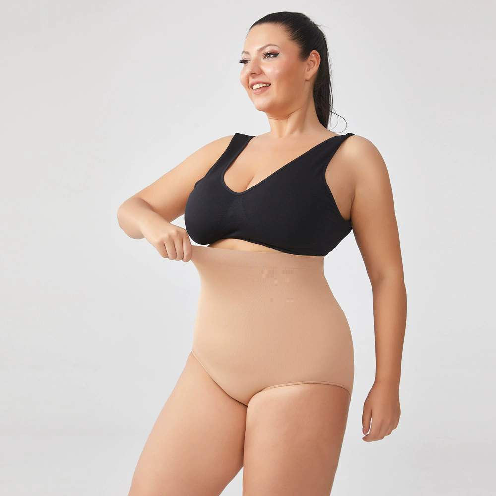 High-Waisted Shaper S-4XL Plus Size Underwear Panty