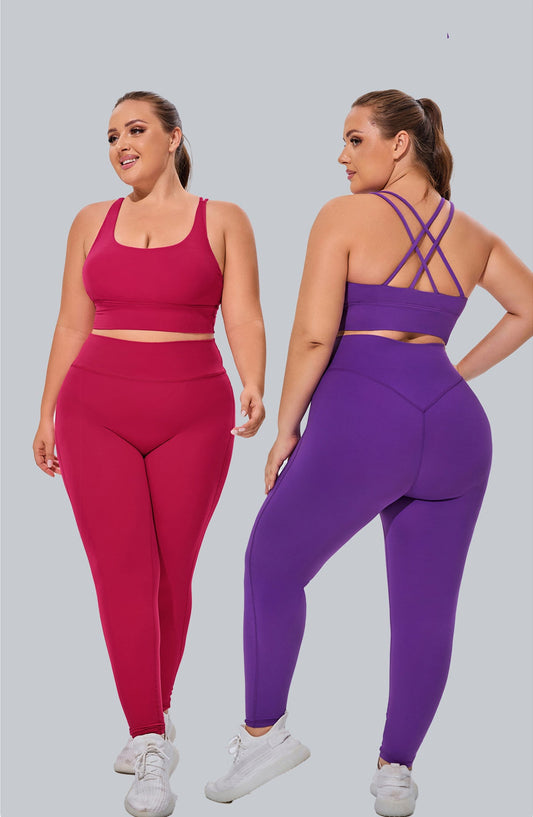 Plus Size Yoga Pants Essential High Waisted Legging for Women Workout Cycling Leggings Maxinry