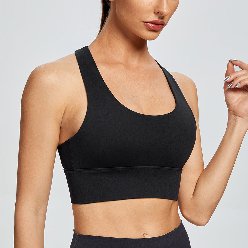 Women Sports Bras Criss Cross Back Sexy Running Bra