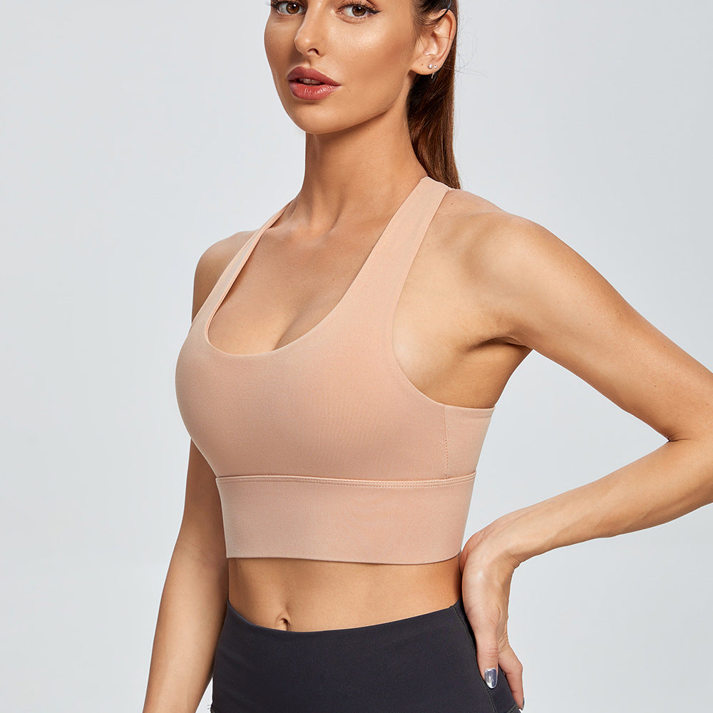Women Sports Bras Criss Cross Back Sexy Running Bra