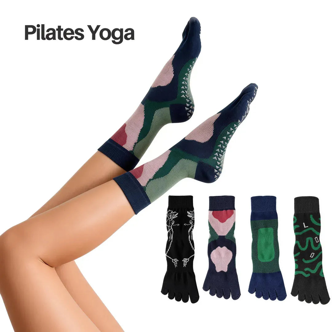 Cotton Non-slip Yoga Pilates Grip Socks