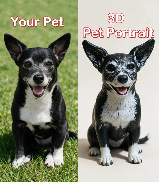 Personalized 3D Printer Pet Portrait Memorial Gift