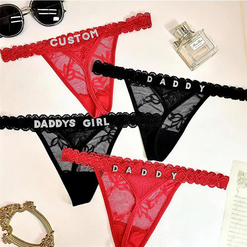 Personalized Name Thong