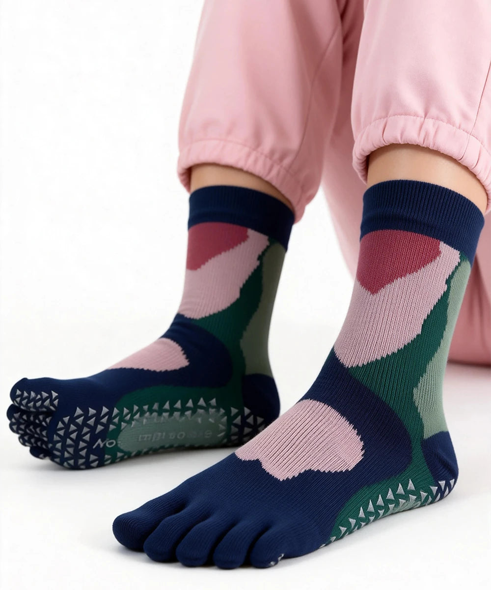 Cotton Non-slip Yoga Pilates Grip Socks