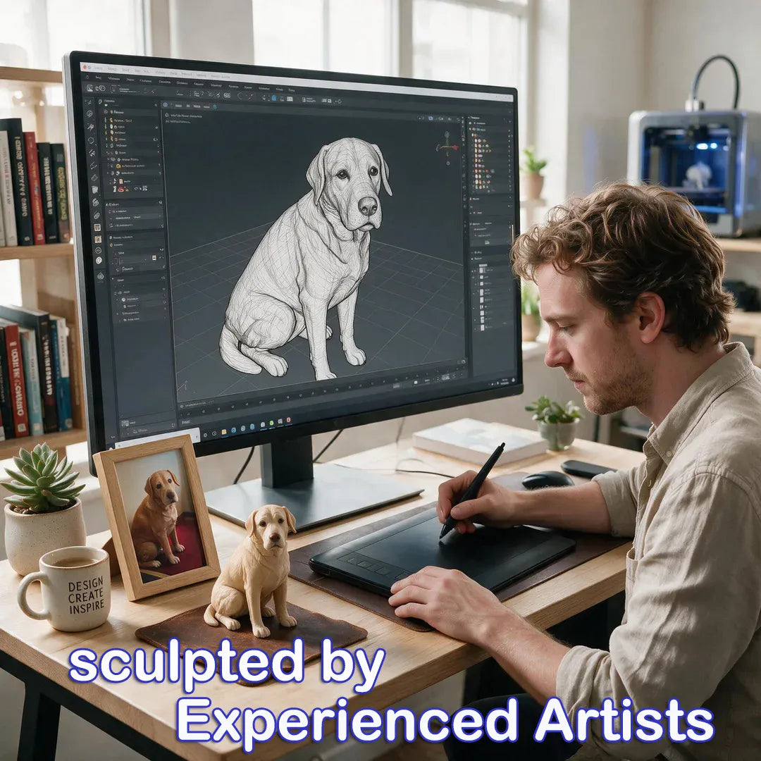 Personalized 3D Printer Pet Portrait Memorial Gift