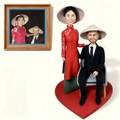 For Family Custom Doll Clay Figurines(Full body)