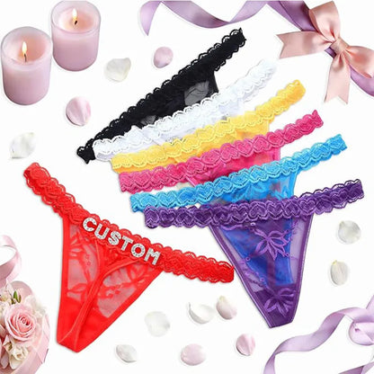 Personalized Name Thong