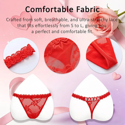 Personalized Name Thong