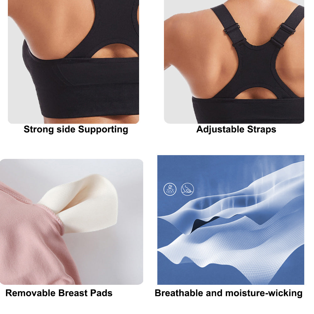 Women Adjustable Sports Bras for Workout Running Gym