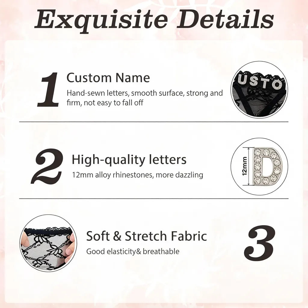 Personalized Name Thong