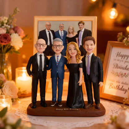 For Family Custom Doll Clay Figurines(Full body)
