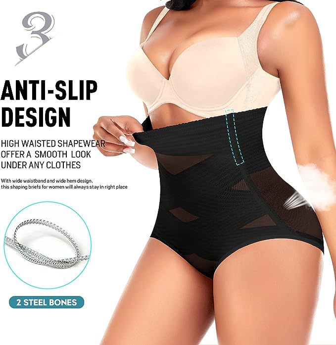 Women Tummy Control Shapewear Panties Body Shaper Slimming Underwear