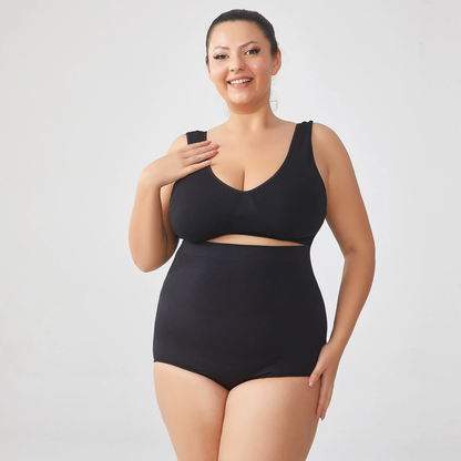 High-Waisted Shaper S-4XL Plus Size Underwear Panty