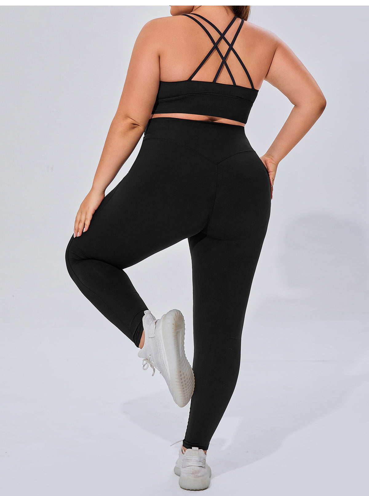 Plus Size Yoga Pants Essential High Waisted Legging for Women Workout Cycling Leggings
