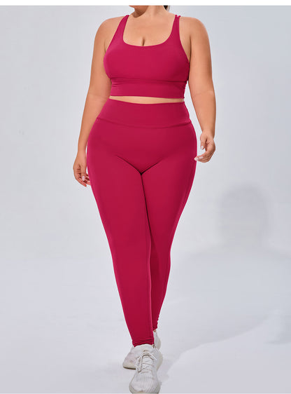 Plus Size Yoga Pants Essential High Waisted Legging for Women Workout Cycling Leggings